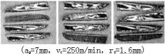 Deformation of chips during milling of titanium alloy